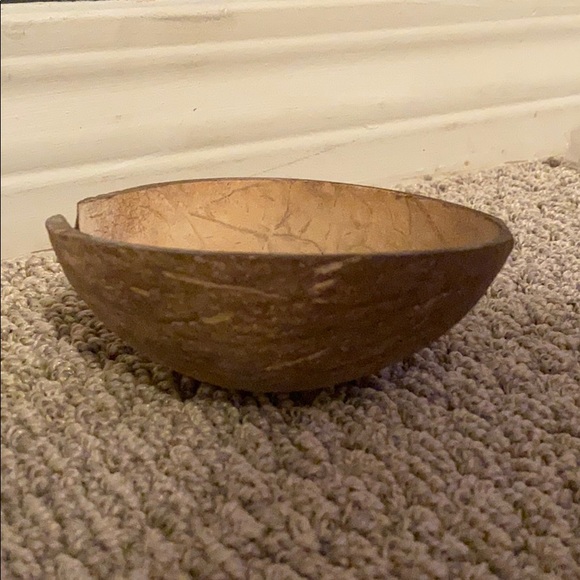 Coconut shell bowl